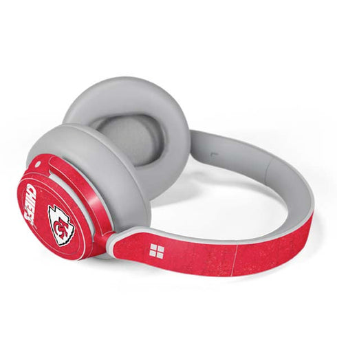 NFL Kansas City Chiefs Distressed Surface Headphones Skin